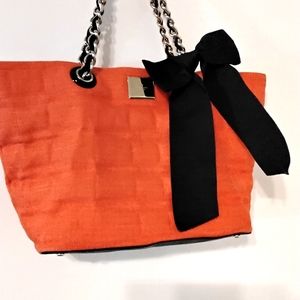 Large Kate Spade designer Coral tote bag